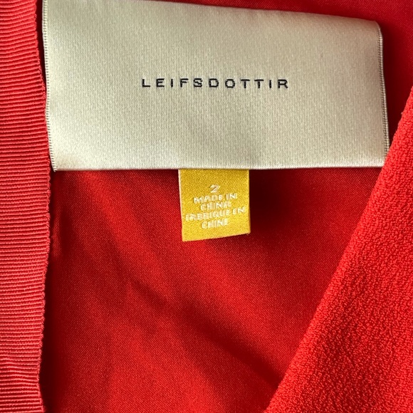 LIKE NEW Anthropologie Leifsdottir Fit Flare Dress - Picture 7 of 9